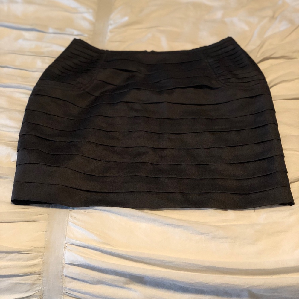 Black pencil skirt